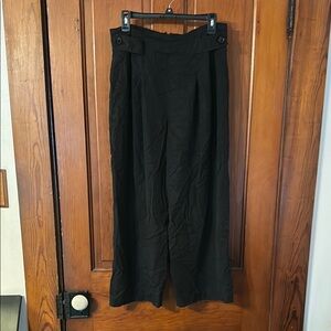 Banana Republic Black Wide-leg Pants